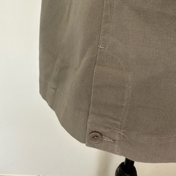 Elizabeth by Liz Claiborne 2 piece pant vest set Khaki Cotton SZ 18 - Picture 13 of 13